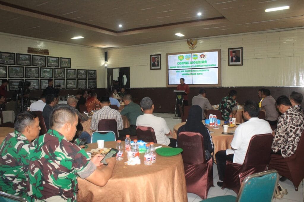 Pasca Pemilu 2024 Dandim 0612/Tasikmalaya Gelar Coffee Morning Dengan Forkopimda Kota dan Kabupaten Tasikmalaya Bersama Insan Media
