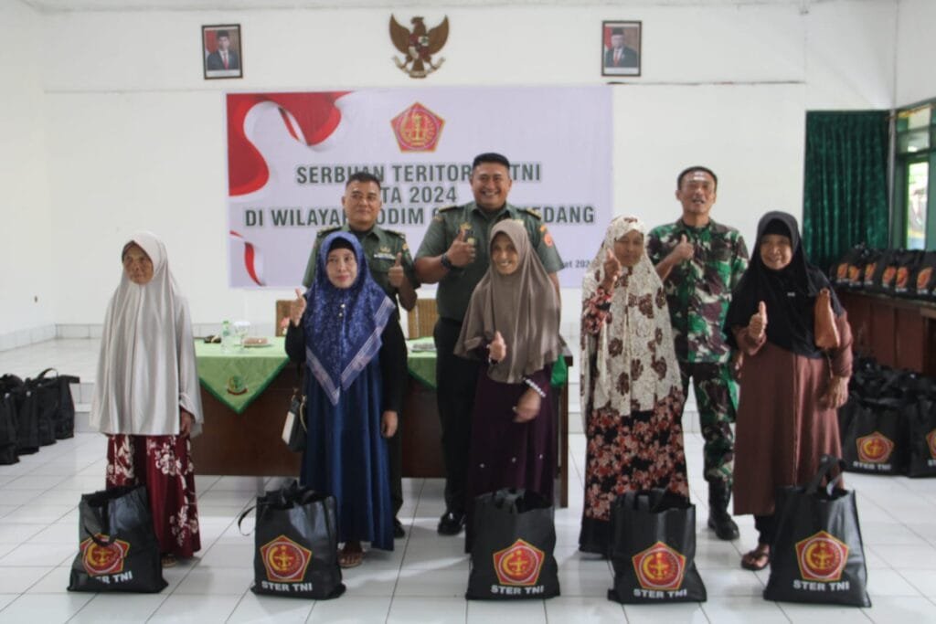 Gelar Serbuan Teritorial (Aster) Mabes TNI Tahun 2024, di Wilayah Kodim/0610/Sumedang