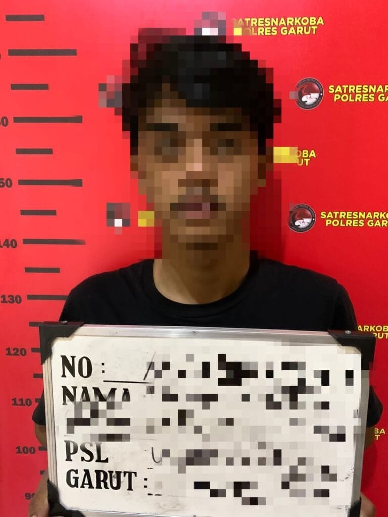 Sat Reserse Narkoba Polres Garut Ciduk Pengedar Sabu Sabu