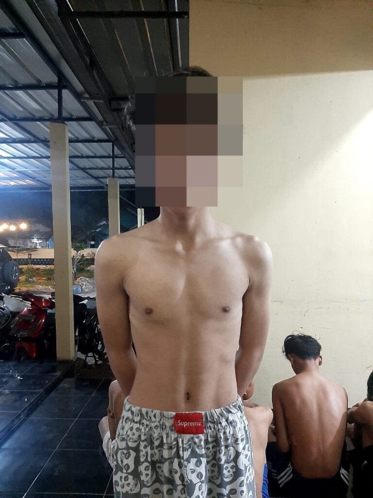 Polsek Wanaraja Polres Garut Amankan Belasan Penggiat Balap Liar Di Jalan Raya Sawah Lega