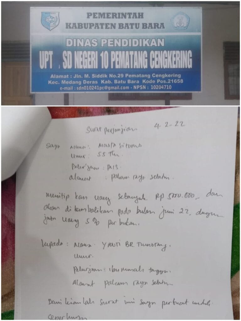 Kontroversi Bisnis Lintah Darat Kepala Sekolah SD Negeri 10: Keuntungan Pribadi di Atas Segalanya