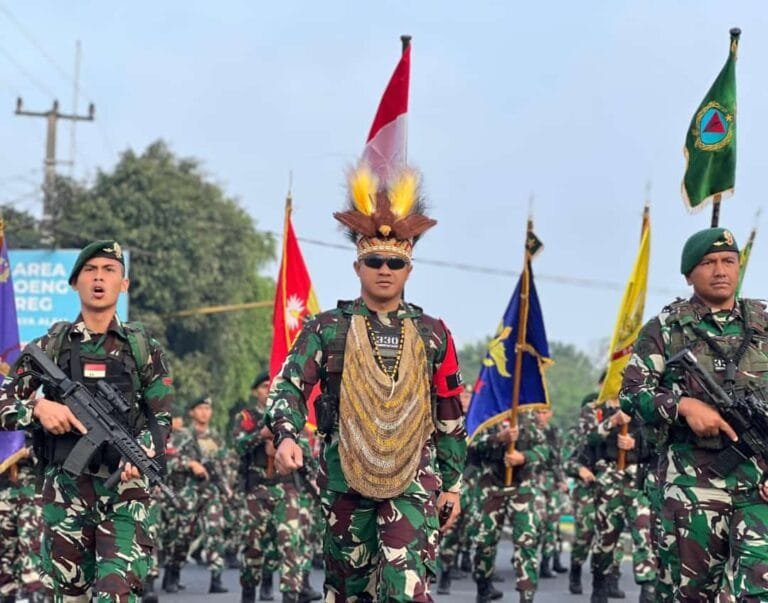 Khidmat, Tradisi Penyambutan Prajurit Purna Tugas Satgas Pamtas Mobile Yonif 330 Tri Dharma