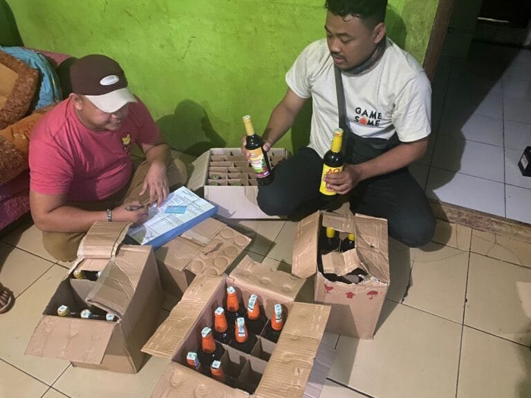 Antisipasi Peredaran Miras Polres Garut Periksa Wilayah Selatan Kabupaten Garut