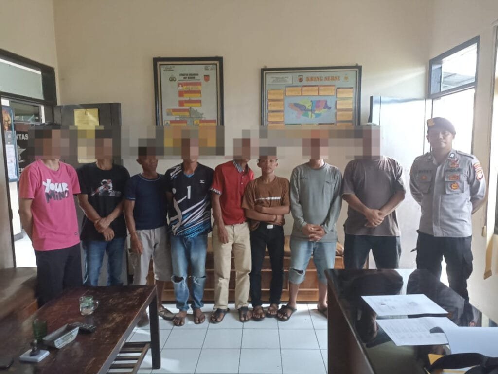 Meresahkan Masyarakat Lima Orang Diamankan Polsek Kadungora Polres Garut