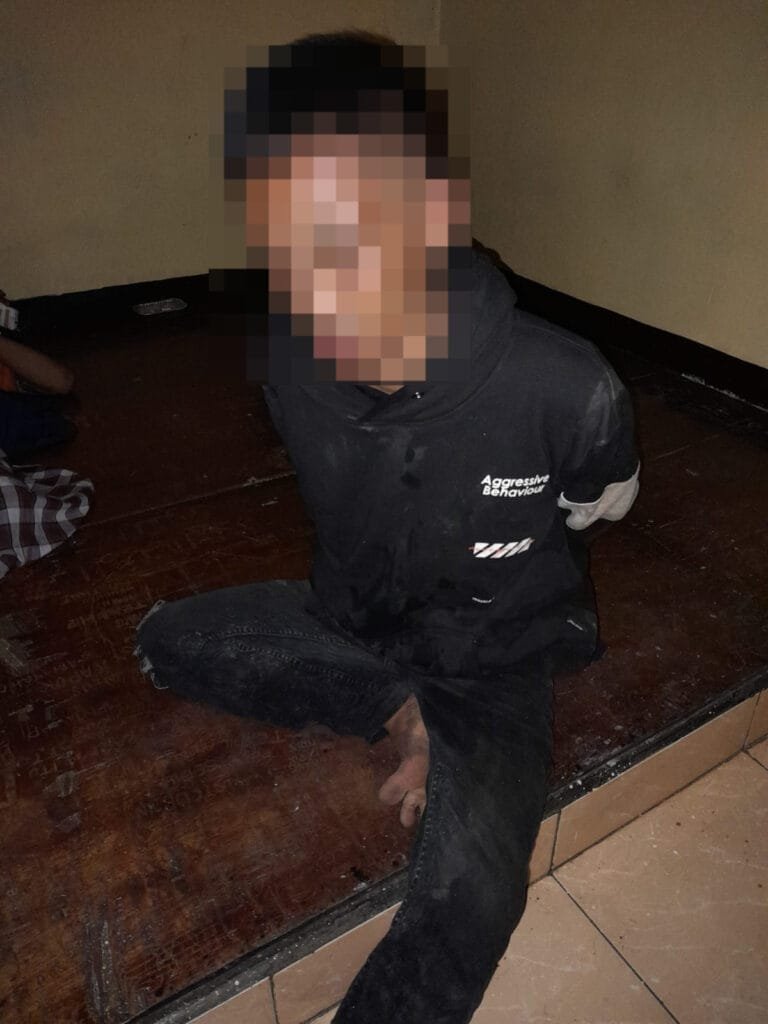 Sempat Dihakimi Warga Polsek Limbangan Polres Garut Amankan Pelaku Curanmor