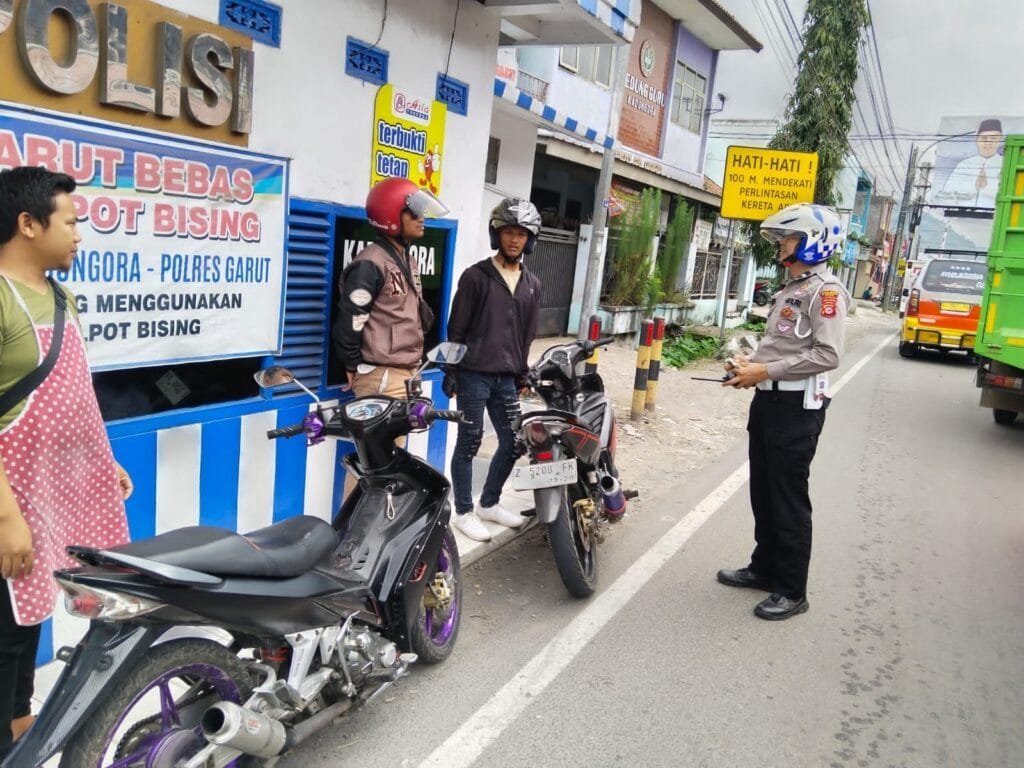 Polsek Kadungora Tertibkan Knalpot Tidak Sesuai Spesifikasi Teknis