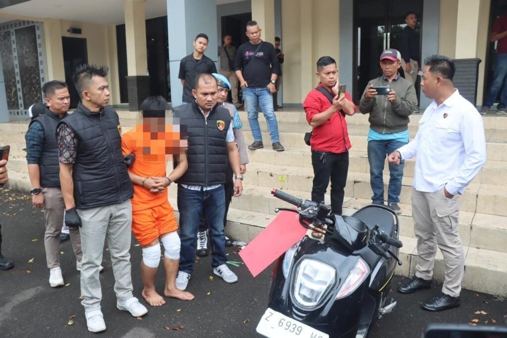 Polres Garut Berhasil Tangkap Seorang Pria Tersangka Pembunuhanan Sadis Terhadap Sanak Saudaranya Sendiri