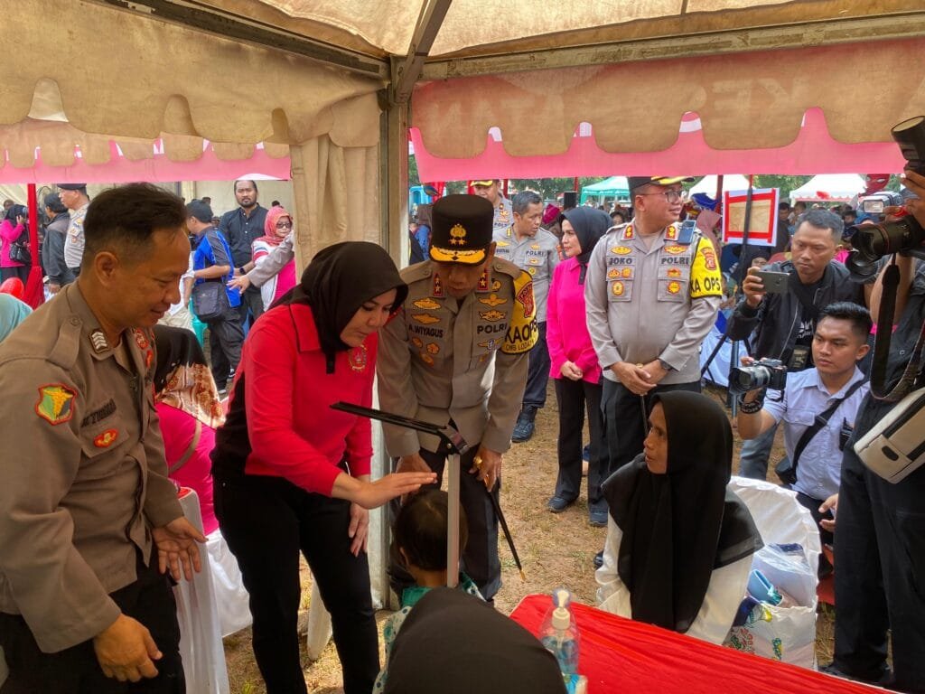 Polres Tasik Kota Gelar Cegah Stunting, Bagikan Makanan Tambahan Gratis dan Sembako