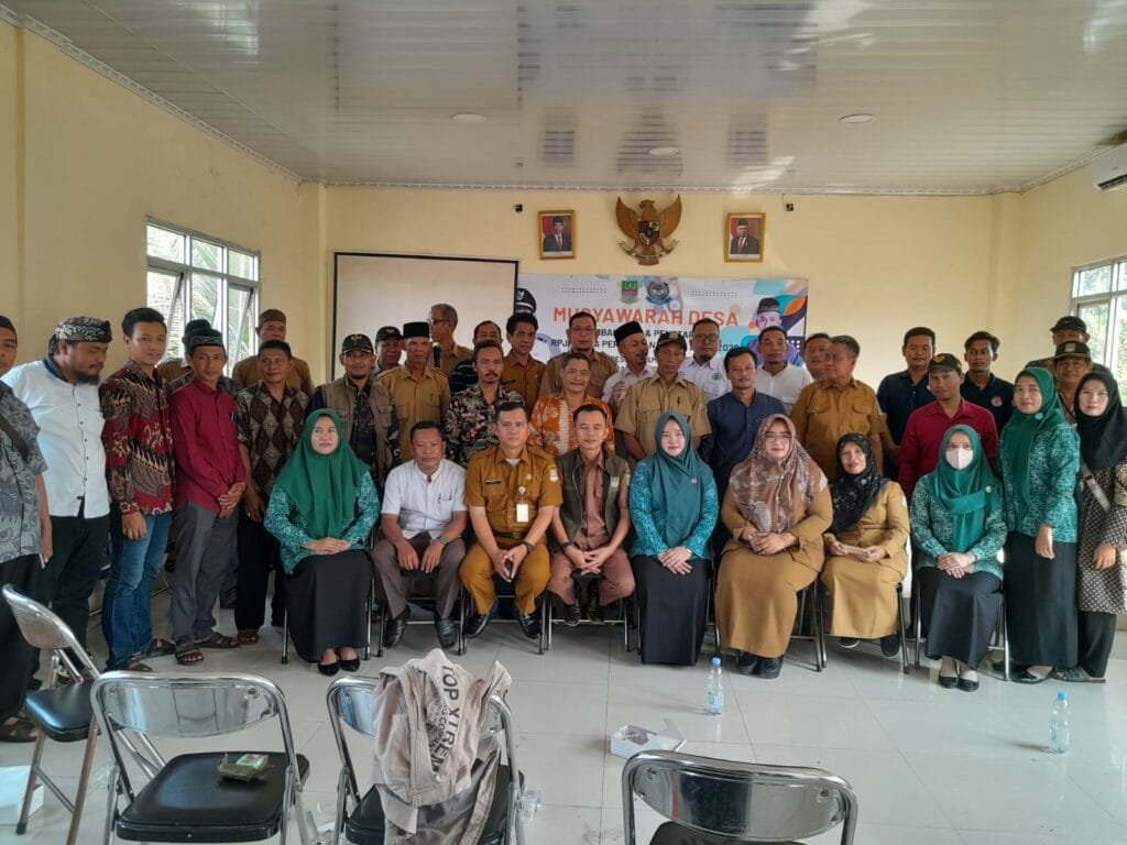 Pembahasan dan Penyepakatan Rancangan RPJM Desa Perubahan Tahun 2019-2026,di Musrenbang Desa.