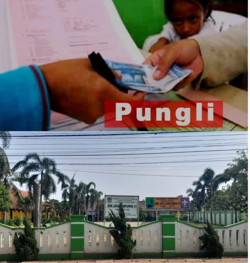 Disenyalir SDN 01 Jayasampurna Serang Baru Ada Oknum Guru Pungli Wali Murid.