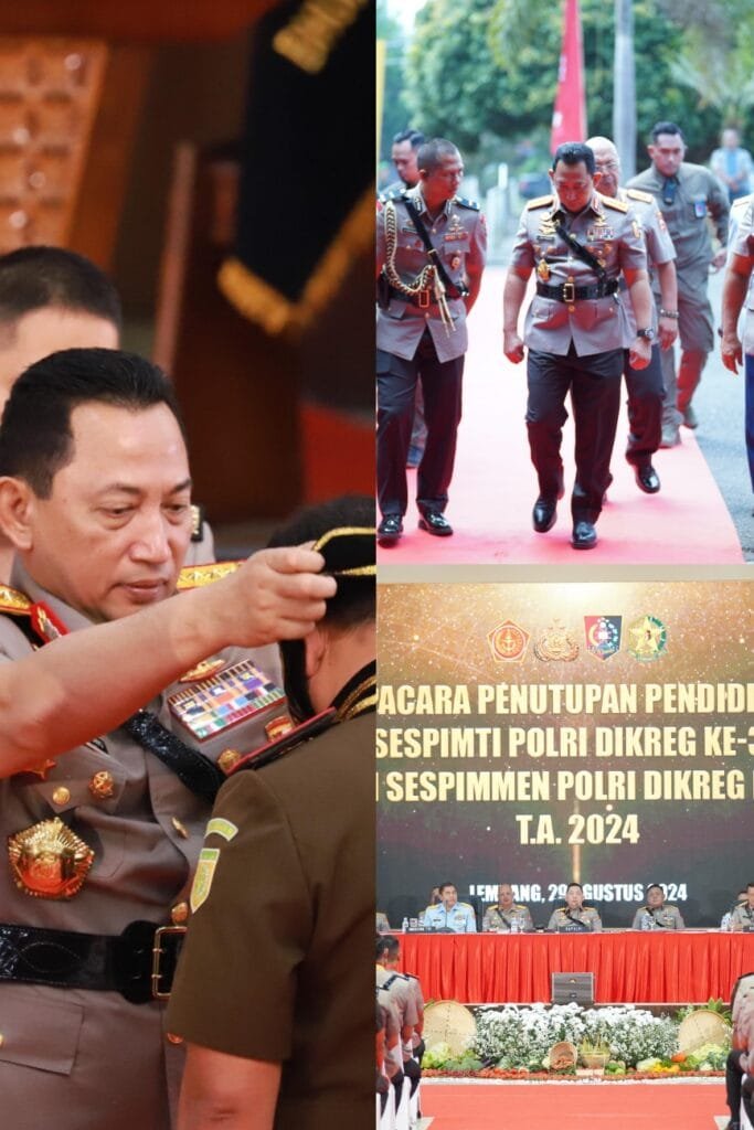 Upacara penutupan Dikreg Sespimpti Ke 33 dan Sespimen Ke 64 TA. 2024