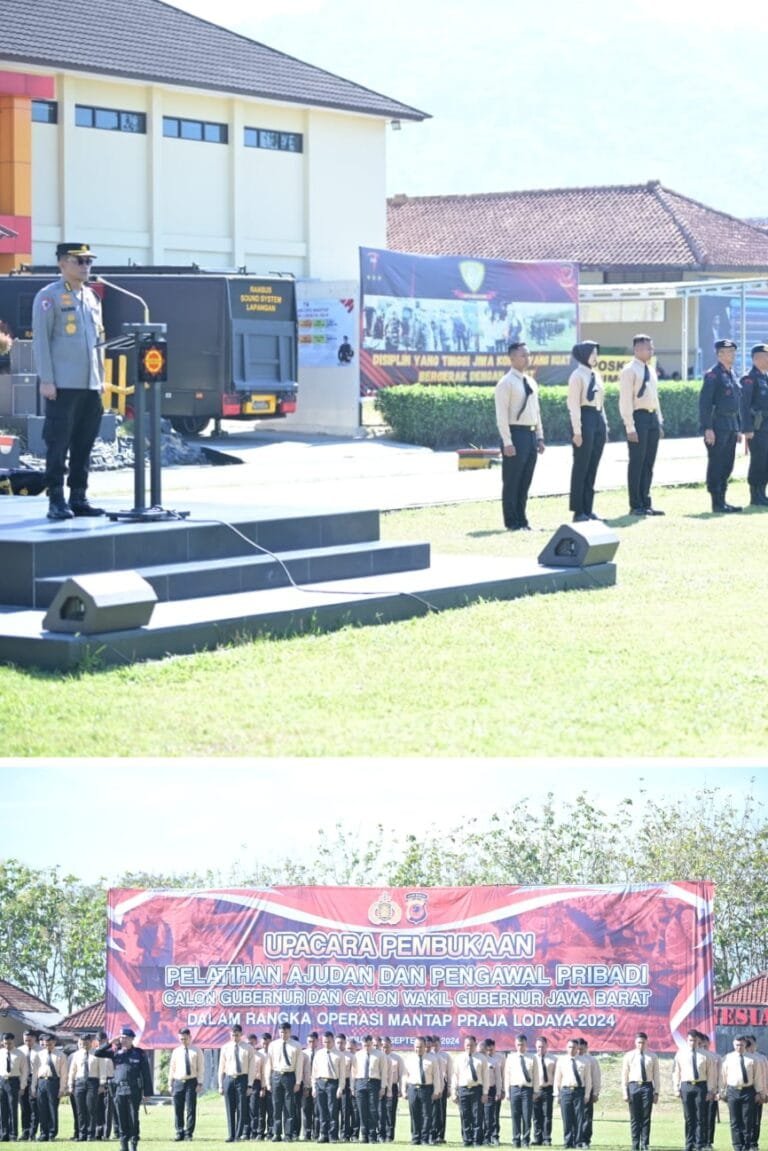 Pembukaan Pelatihan ADC/Walpri Calon Gubernur dan Calon Wakil Gubernur Dalam Rangka Ops Mantap Praja 2024