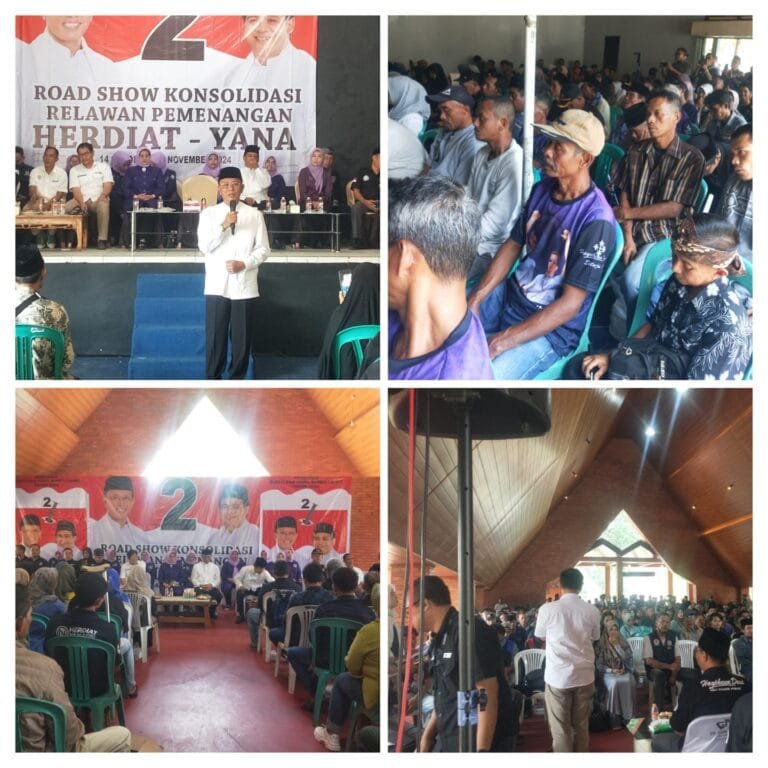 Relawan Cimaragas-Cijeungjing Siap Menangkan Herdiat-Yana Di Pilkada Ciamis 2024