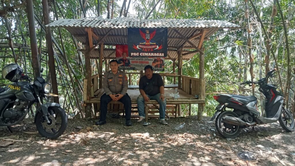 Komitmen Bersama, Polsek Cimaragas dan Tokoh Desa Raksabaya Berantas Judol dan Pilkada Damai