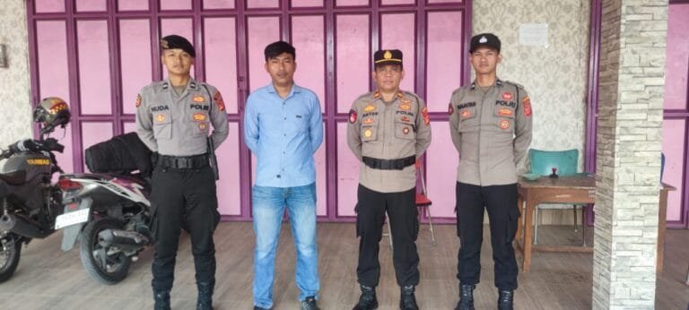Ops Mantap Praja, Polres Ciamis Siagakan Anggota Pengamanan di Gudang Logistik KPU