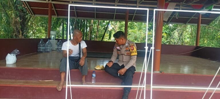 Cipta Kondisi, Polsek Cikoneng Polres Ciamis Koorkom Kamtibmas ke Gunung Asih Margaluyu