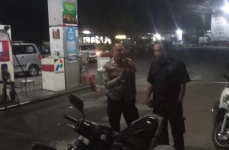 Cegah Tindak Kriminalitas di Malam Hari, Polsek Pamarican Polres Ciamis Intensifkan Patroli Biru