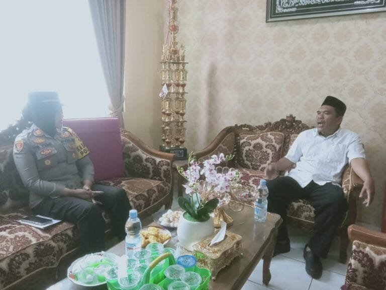 Kapolsek Kawali Polres Ciamis Koorkom Kamtibmas dan Kenakalan Remaja ke MA Nurul Huda