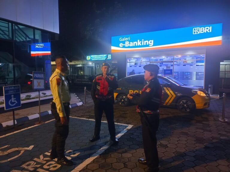 Cipta Kondisi, Polres Ciamis Patroli Kamtibmas di Kantor Pengadilan Negeri Ciamis