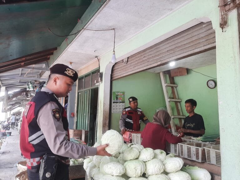 Dukung Penanganan Inflasi, Stok dan Harga Bahan Pokok Dipantau Terus Polres Ciamis