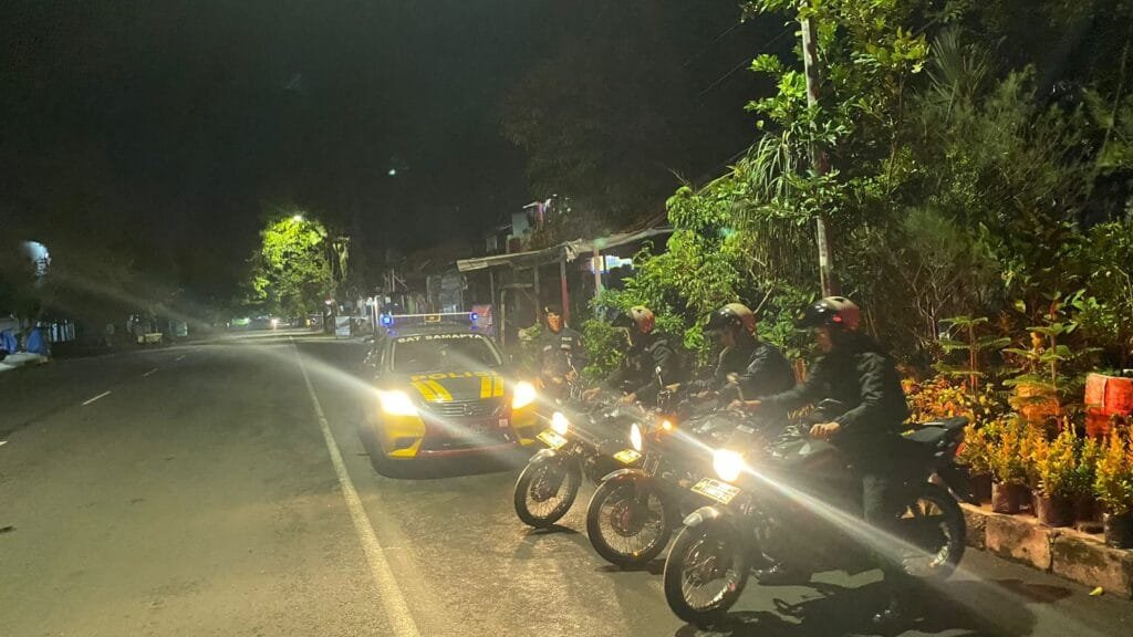 Ops Mantap Praja, Patroli Perintis Presisi Sat Samapta Polres Ciamis Keliling Jalanan Perkotaan