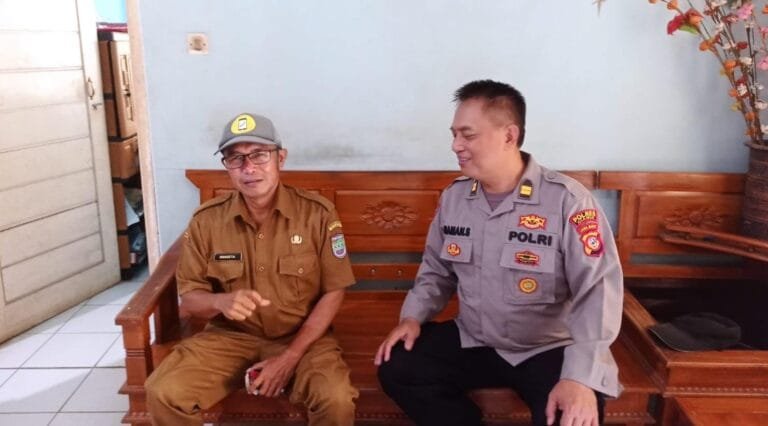 Cooling System, Kanit Binmas Polsek Ciamis Koorkom Kamtibmas ke Sukamulya Jelang Pilkada Serentak