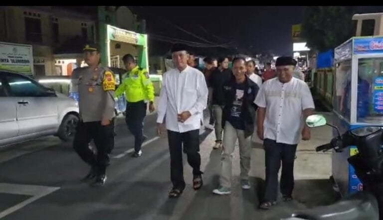 Polres Ciamis Siagakan Personel Pengamanan Pertemuan Terbatas Paslon Pilkada Ciamis di Pamarican