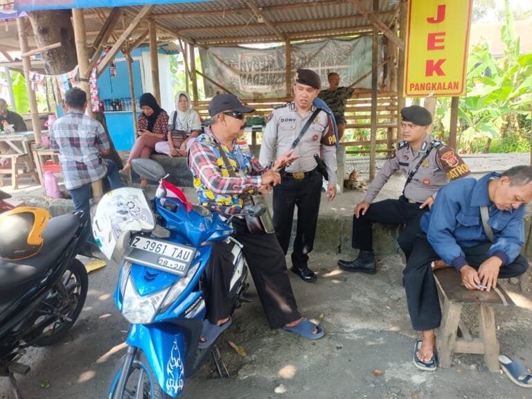 Berantas Premanisme, Satuan Samapta Polres Ciamis Patroli di Kawasan Simpang Perkantoran