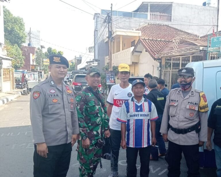 Kapolsek Garut Kota Pimpin Pengamanan Kampanye