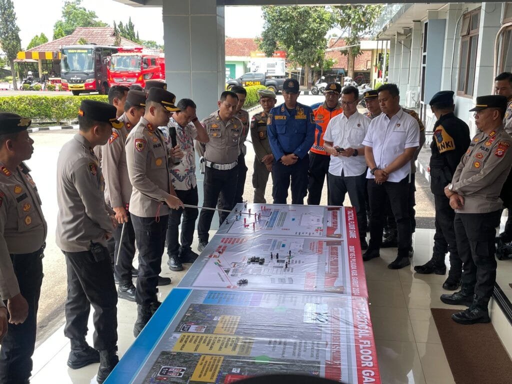 Kapolres Garut Pimpin Pengamanan Debat Publik Pilkada 2024 Yang Kedua