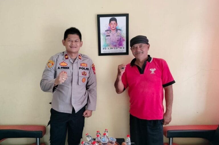Cooling System, Kapolsek Cihaurbeuti Koorkom Bareng Tomas Bahas Ketahanan Pangan