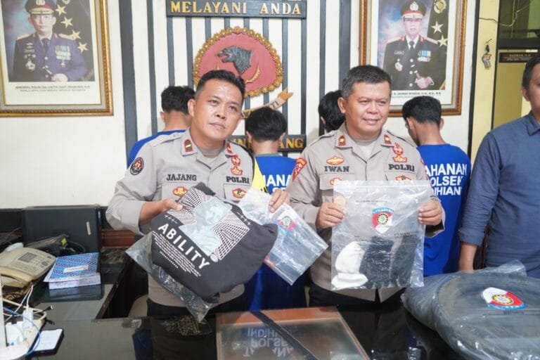 Polsek Indihiang Ungkap Kasus Pencurian di Belasan Sekolah, Empat Pelaku Diamankan