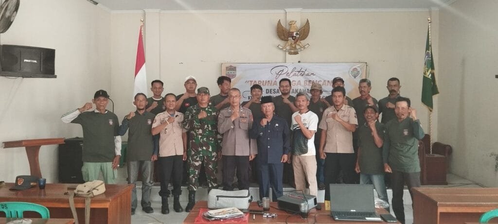 Polsek Rancah Polres Ciamis Hadiri Sosialisasi Mitigasi Bencana di Desa Patakaharja