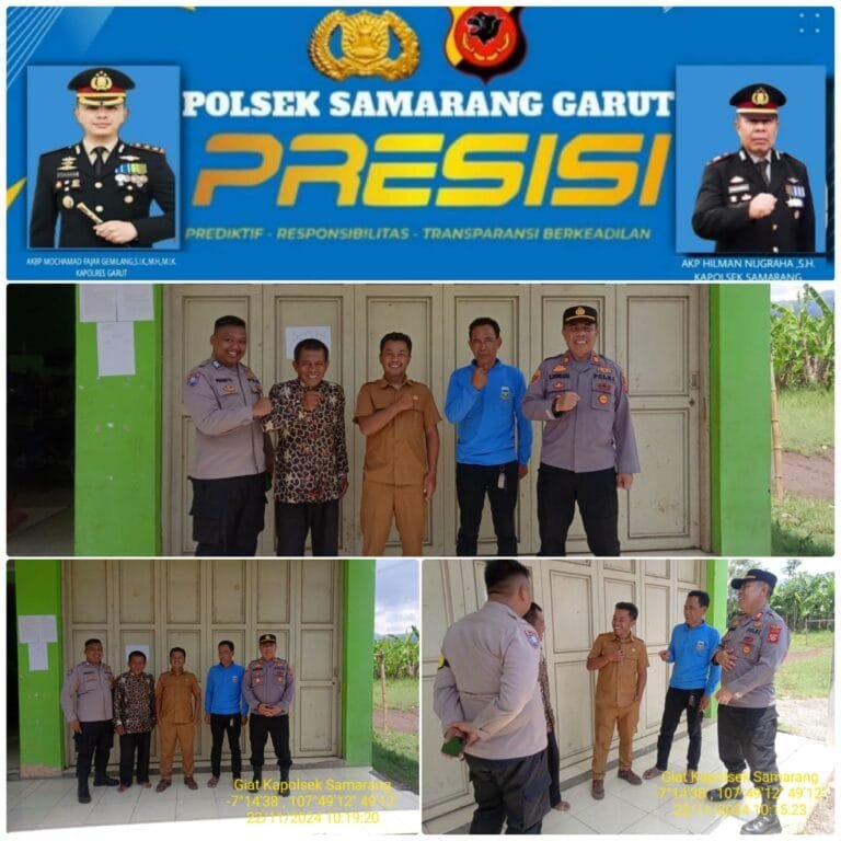 Polsek Samarang AKP Himan Nugraha,SH.MH. Lakukan Jelang Pelaksanaan Pilgub dan Pilbup 2024.