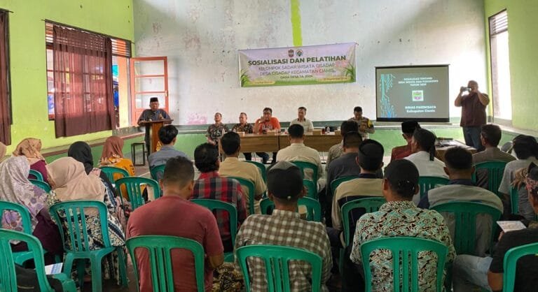 Soliditas TNI-Polri, Polsek dan Koramil Ciamis Cooling System ke Pokdarwis Desa Cisadap