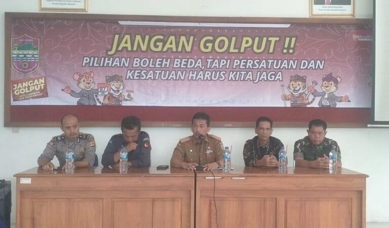 Rakor Kesiapan Pilkada, Polsek Cimaragas Polres Ciamis Siap Amankan Proses Pungut-Hitung di TPS