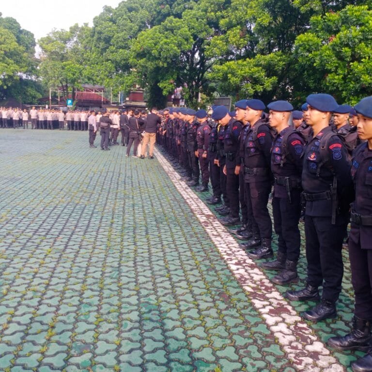 Sat Brimob Polda Jabar Siap Amankan Wilayah Hukum Polda Jabar untuk Ciptakan Situasi Damai, Aman dan Nyaman
