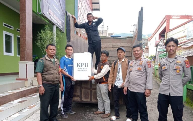 Situasi Damai Pasca Pemungutan Suara di Garut