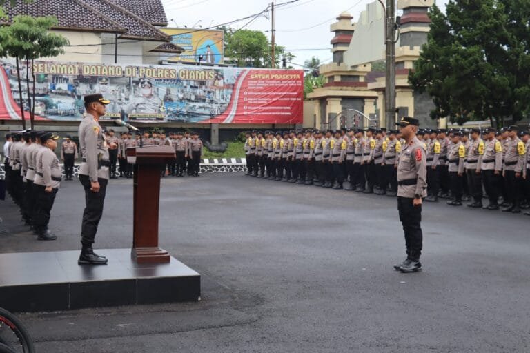 Polres Ciamis Apelkan Personel Pasca Pencoblosan Pilkada Serentak 2024