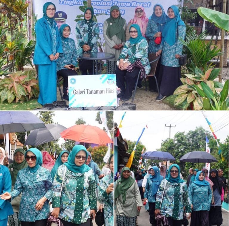 TP PKK Desa Wanajaya Garut, Raih Empat Penghargaan di Tingkat Jawa Barat.