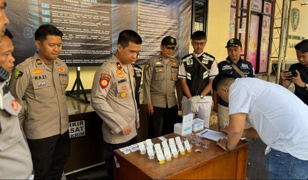 Sipropam Polres Cianjur Gelar Gaktibplin, Sterilisasi Narkoba dan Judi Online Terhadap Personel