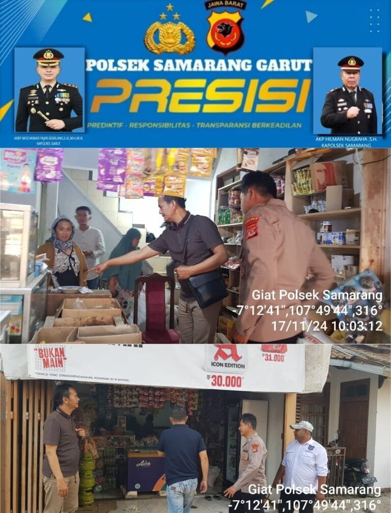 Polsek Samarang AKP Hilman Nugraha,SH.MH. Pimpin Apel Cipkon