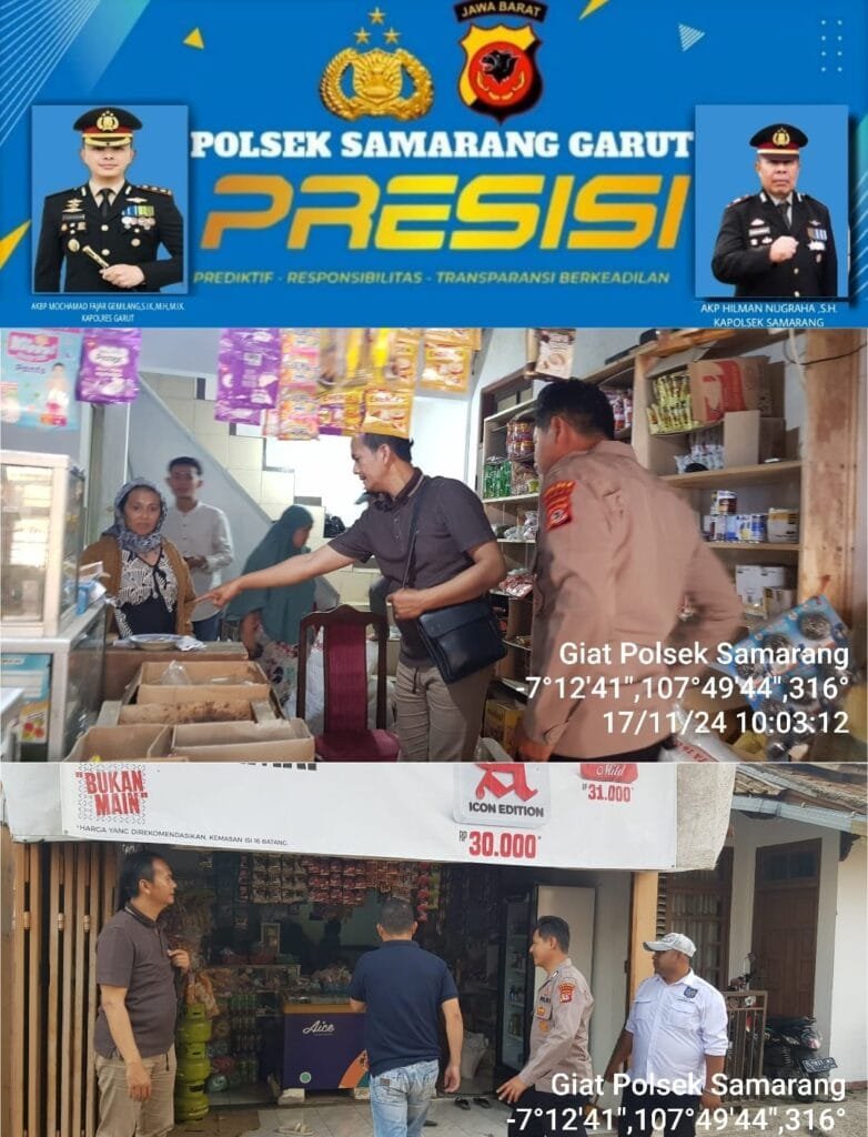 Polsek Samarang AKP Hilman Nugraha,SH.MH. Pimpin Apel Cipkon