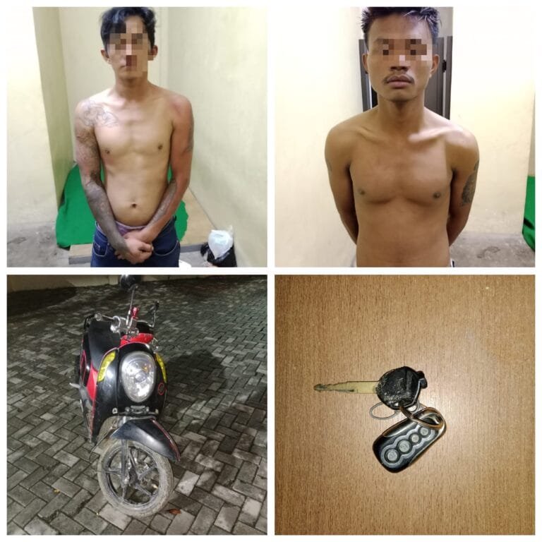 Polsek Karangpawitan Tangkap Dua Pelaku Pencuri Pembobolan Rumah
