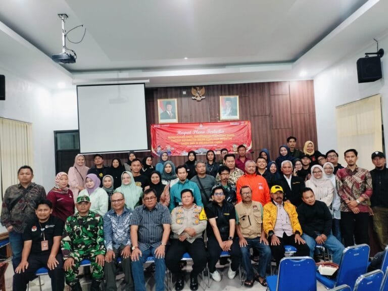 Polsek Ciamis Polres Ciamis Awasi Proses Rapat Pleno Rekapitulasi Hasil di Tingkat PPK Ciamis