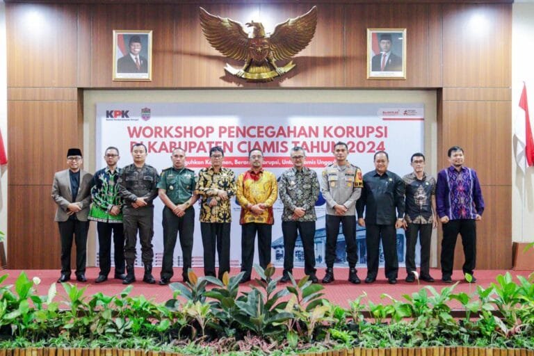 Workshop Pencegahan Korupsi, Pj Bupati Ciamis Komitmen Ciptakan Pemerintahan Yang Bersih dan Berintegritas!