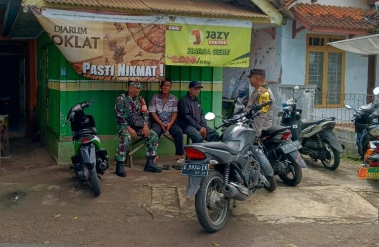 Jaga Persatuan dan Kesatuan Pasca Pilkada, Polsek Rajadesa Cooling System ke Tokoh di Kubang