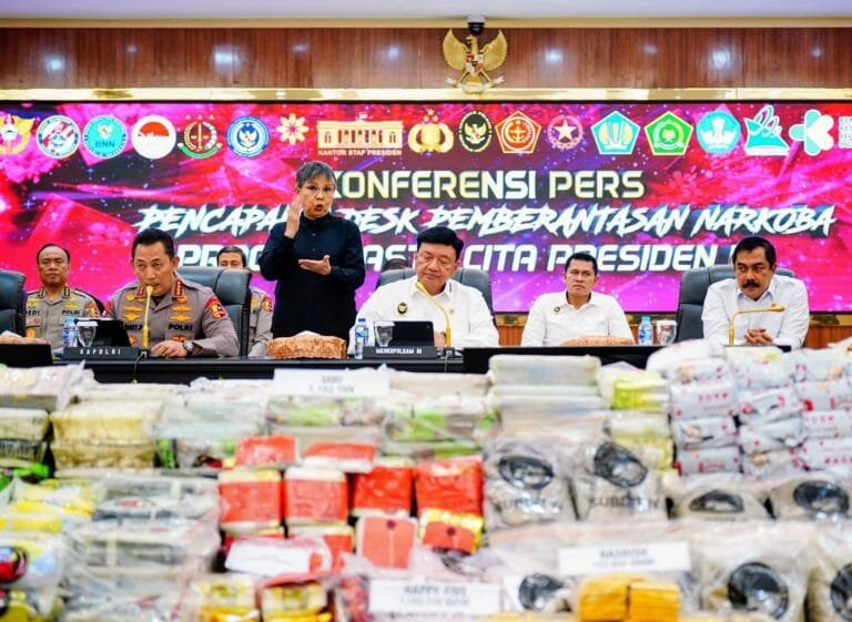 Indonesia Darurat Narkoba, Desk Bentukan Menko Polkam Fokus Tiga Upaya Prioritas.
