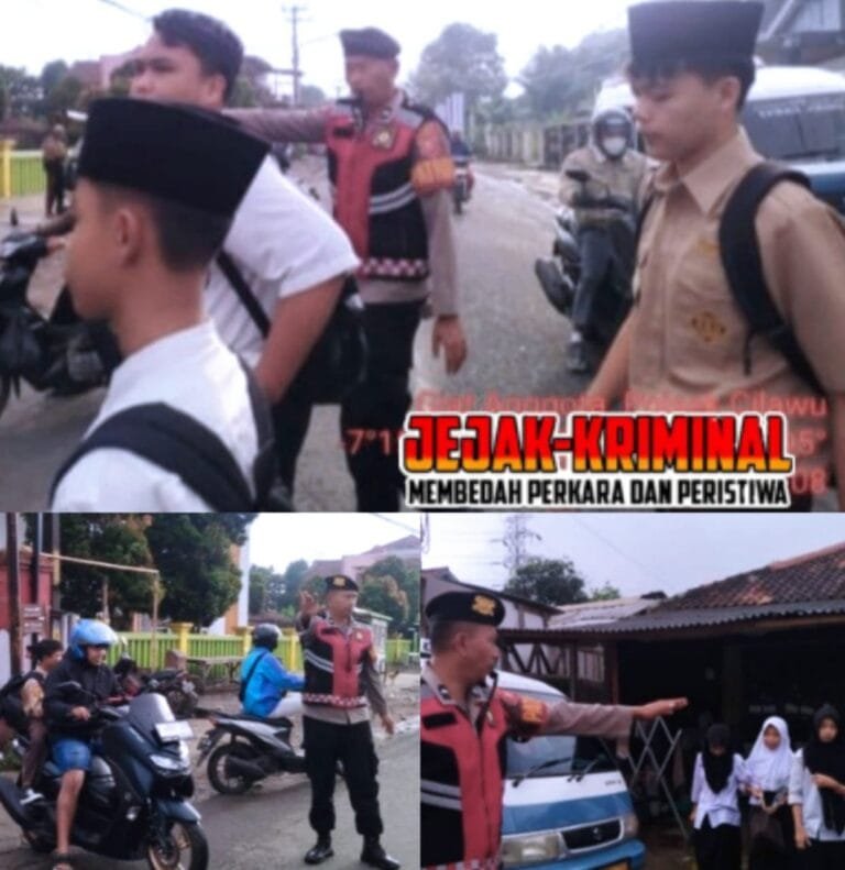 Polsek Cilawu Melalui Personil, Lakukan Pengaturan Lalin Pagi Dan Sore.