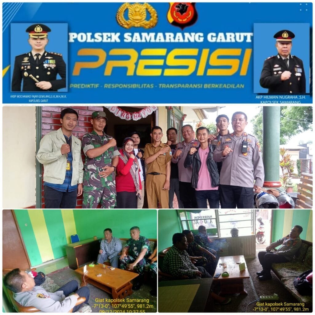 Polsek Samarang AKP Hilman Nugraha,.S.H.M.H Gelar Cooling System Pasca Pilgub dan Pilbup 2024.